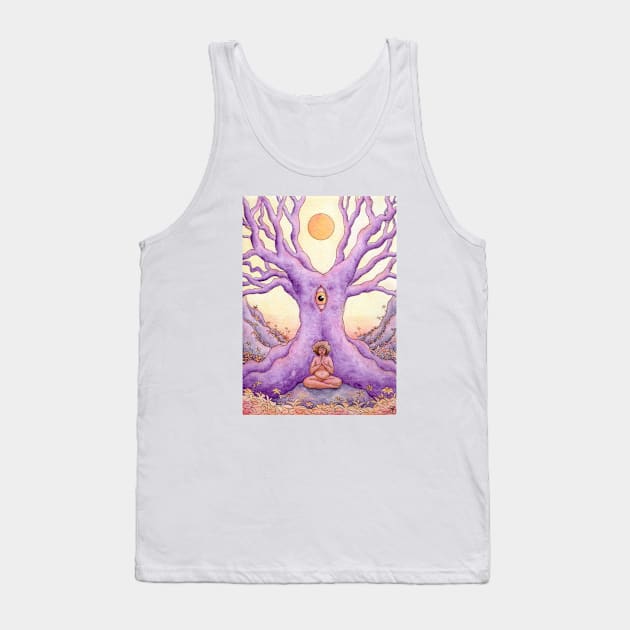 Meditation Tree Tank Top by Serpent's Sun